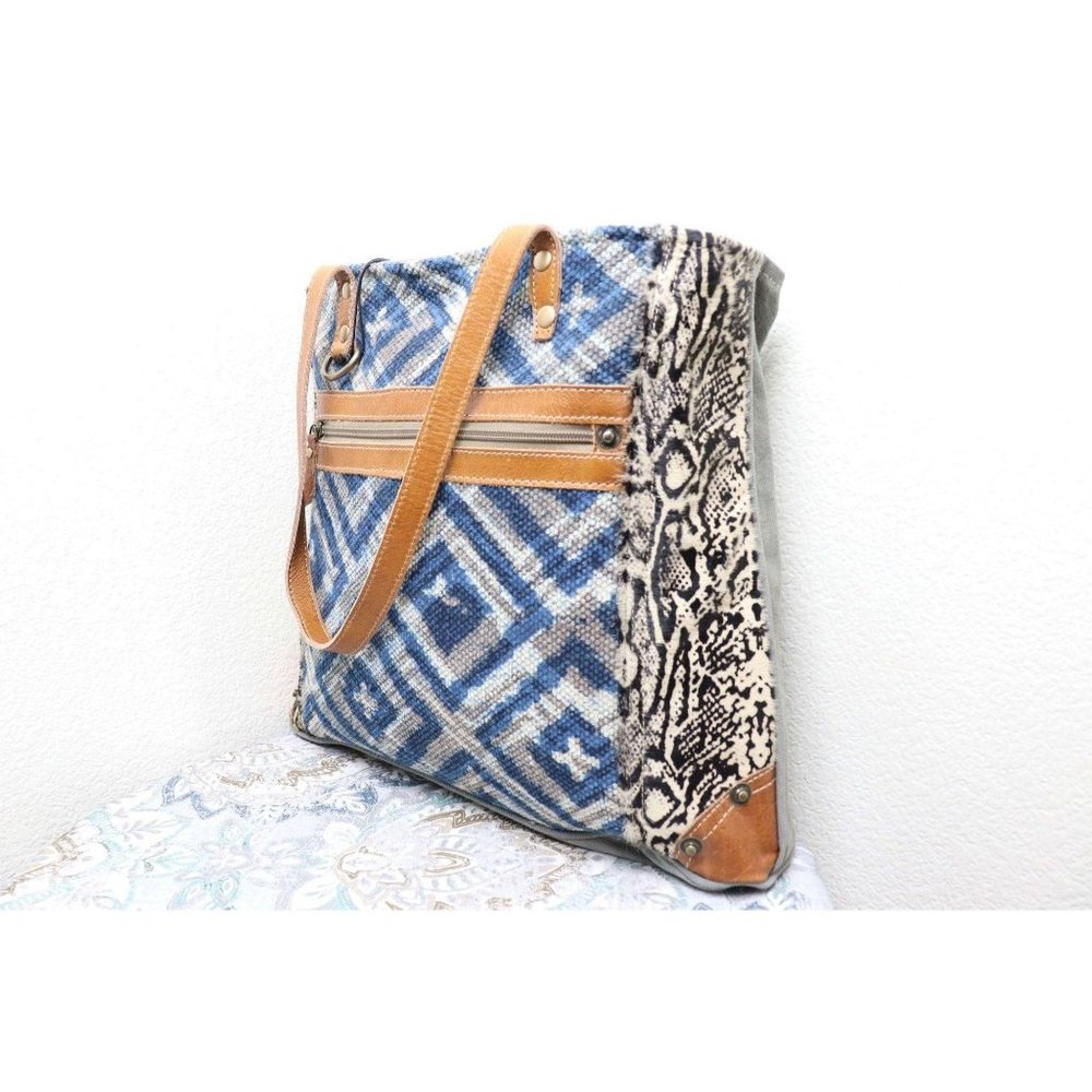 🆕Myra Bag Canvas  Large Tote Bag Shoulder Bag - Picture 4 of 10